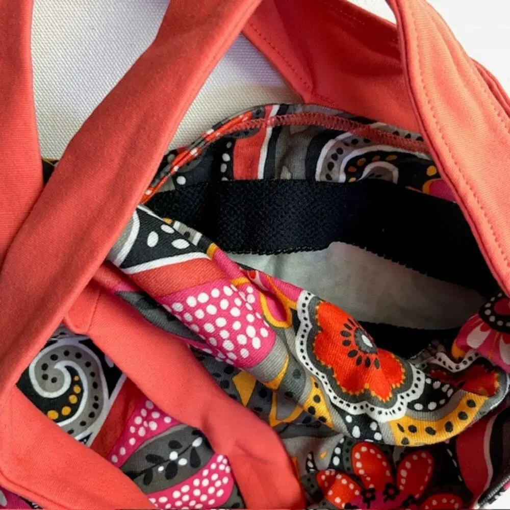 prAna Coral Malibu Shiloh Top L Shelf Bra Paisley Floral Yoga Activewear Workout - Picture 4 of 9